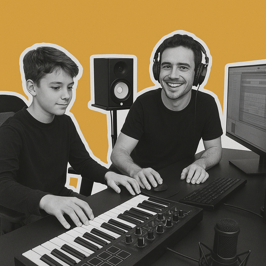 Muziekproductie les